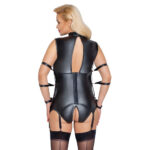 plus-size-wetlook-bustier-med-haandlaenker