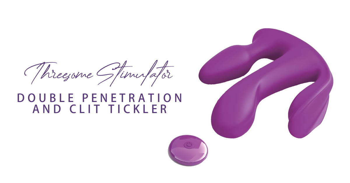 3some Total Ecstasy Anal, Vaginal og Klitoris vibrator