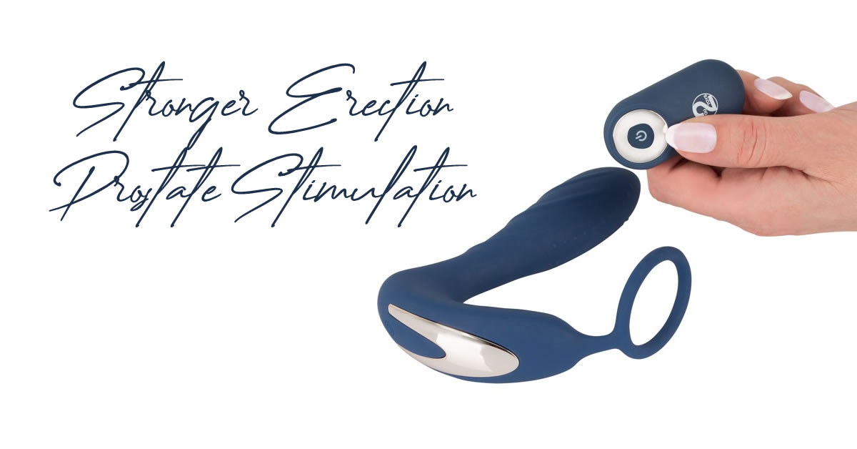 Prostata Anal Vibrator med Penisring