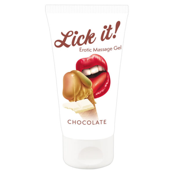 Lick It Massage Olie med Hvid Chokolade Aroma