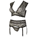 Plus Size Bralette med G-streng og Hofteholder