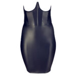Plus Size Wetlook Kjole med Fri Bryst