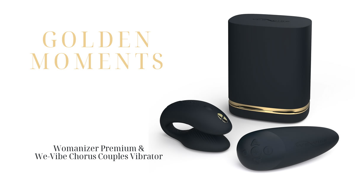 Womanizer Golden Moments med We-Vibe Chorus Par Vibrator