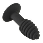 Black Velvets Anal Plug Twist med Vibrator