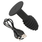 Black Velvets Anal Plug Twist med Vibrator