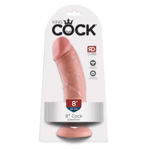 King Cock 8" Dildo med Sugekop