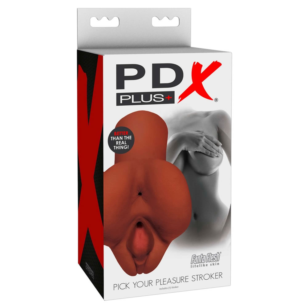 PDX Plus Pick Your Pleasure Stroker Vagina og Anal Masturbator