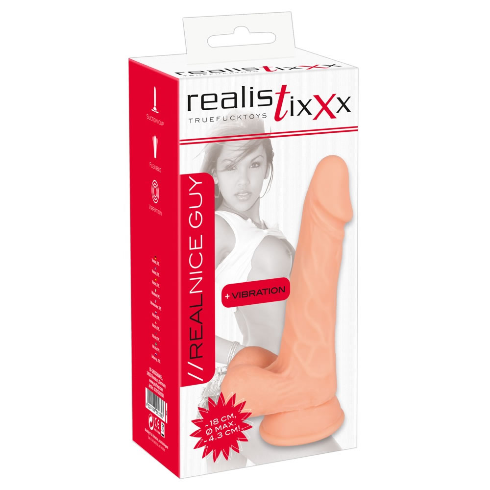 Realistixxx RealFlesh Vibrator med Sugekop