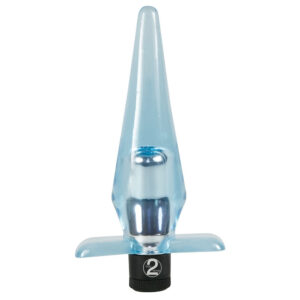 Anal Blue Anal Plug med Vibrator