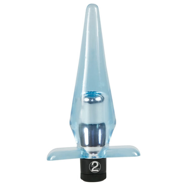 Anal Blue Anal Plug med Vibrator