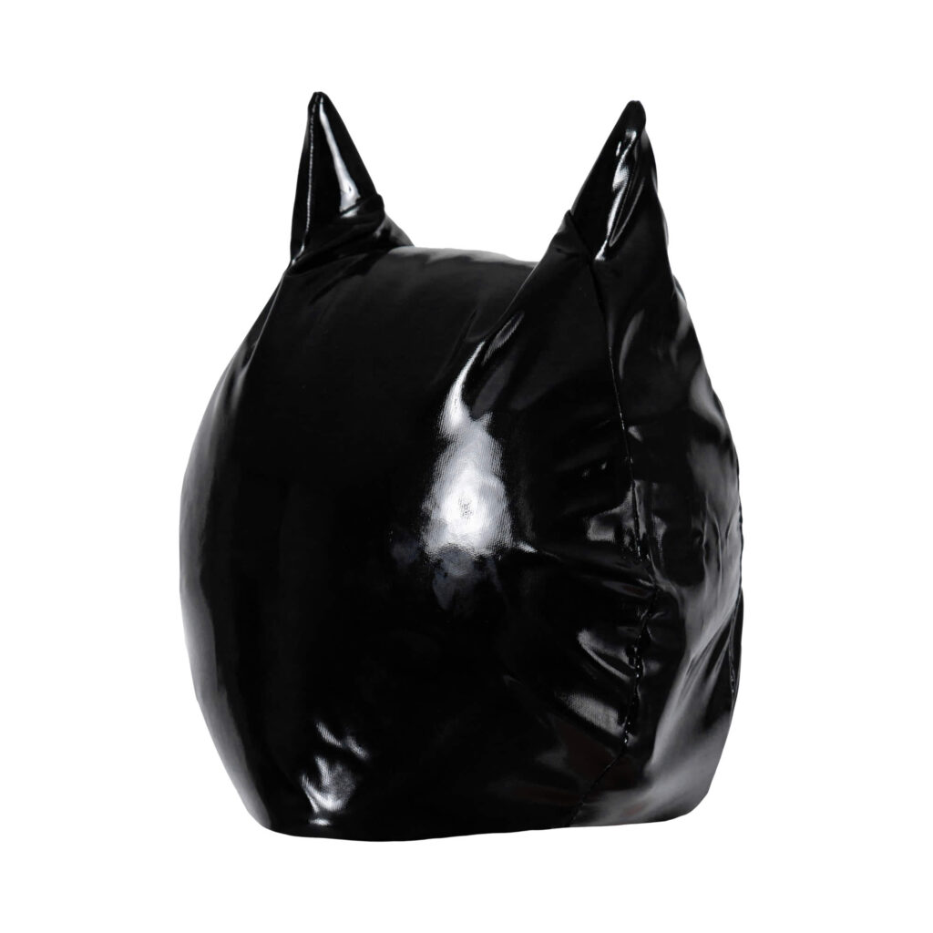 Catwoman Lak Maske i Sort