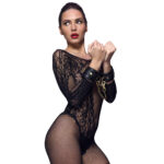 Fifty Shades Captivate Catsuit i Net Materiale