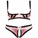 Hylde BH og Trusser i Rosa