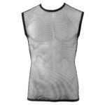 Net Shirt til Mænd i Sort