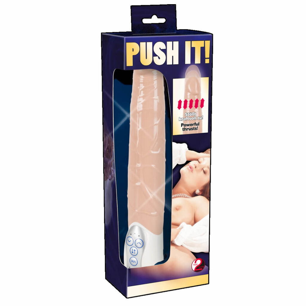 Push It Vibrator med Stødbevægelser