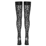 Selvsiddende Strømper med Leopard Look