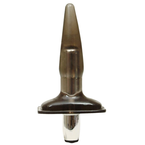 Silver Anal Plug med Vibrator