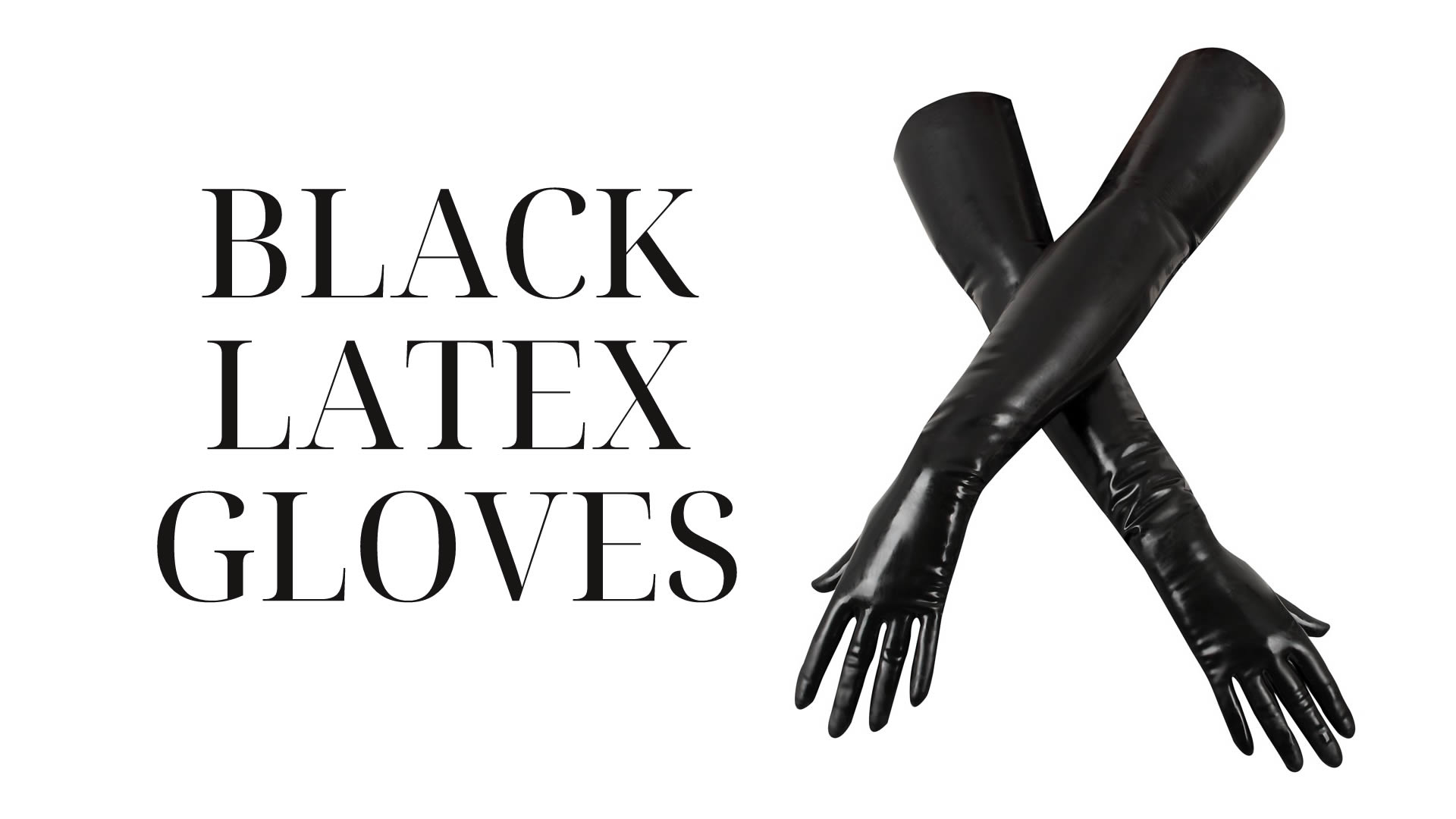 Lange Latex Handsker