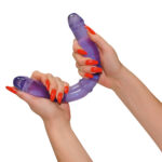 Twinzer Purple Dobbelt Dildo