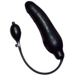 Black Latex Balloon Oppustelig Dildo