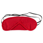 Blindfold Øjenmaske sæt med sort og rød maske