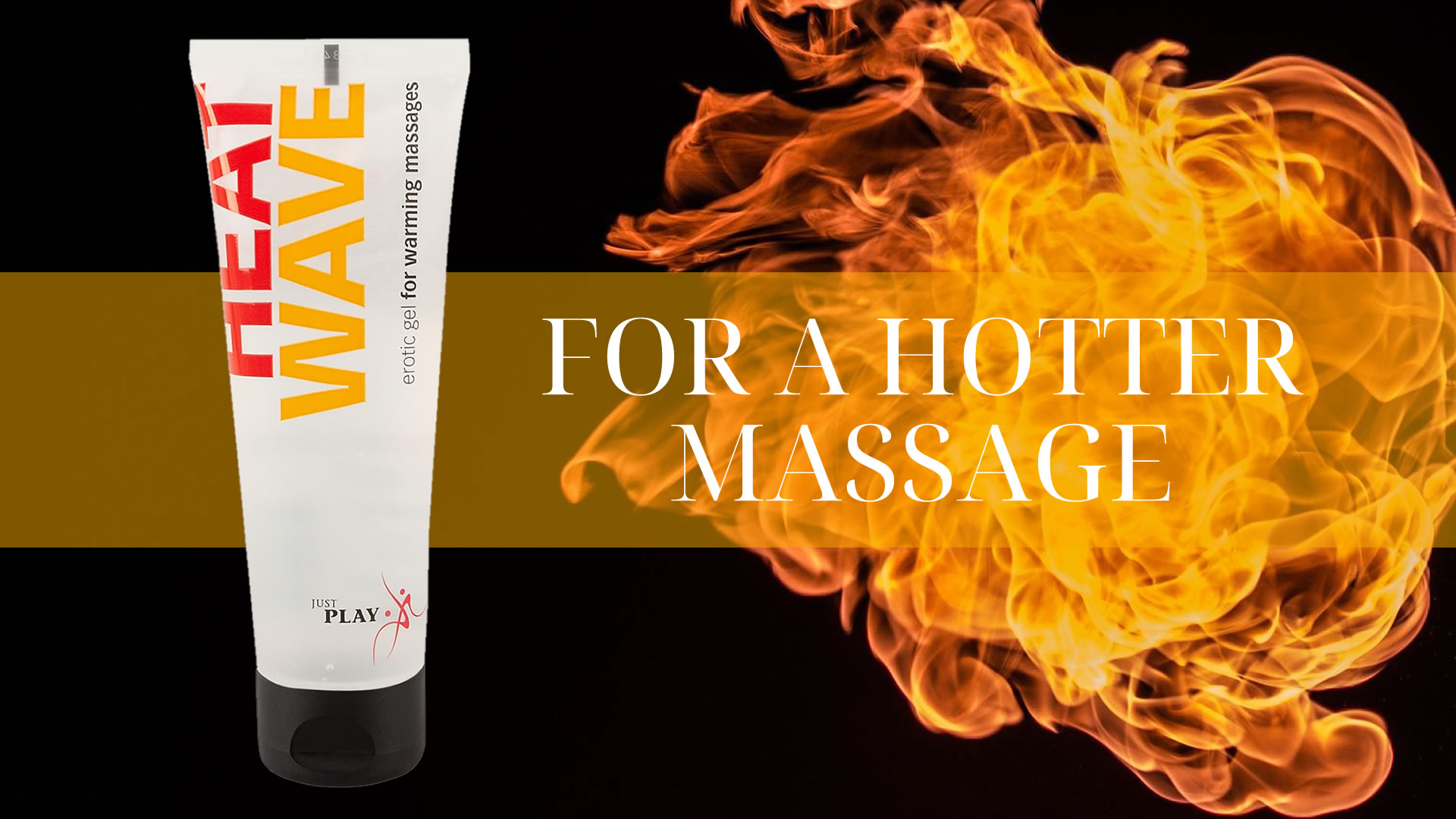 Just Play Heat Wave Massageolie med Varmende Effekt