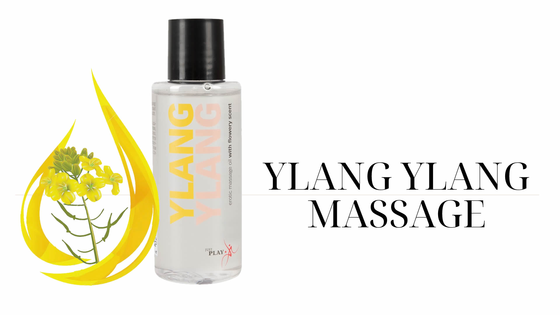 Just Play Massageolie med Ylang Ylang