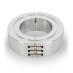 Lockable Ball Stretcher Metal Testikel og Penisring