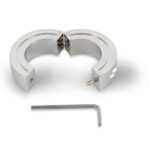 Lockable Ball Stretcher Metal Testikel og Penisring