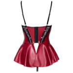 Abierta Fina Isabella Wetlook Longline BH i Rød med Trusser