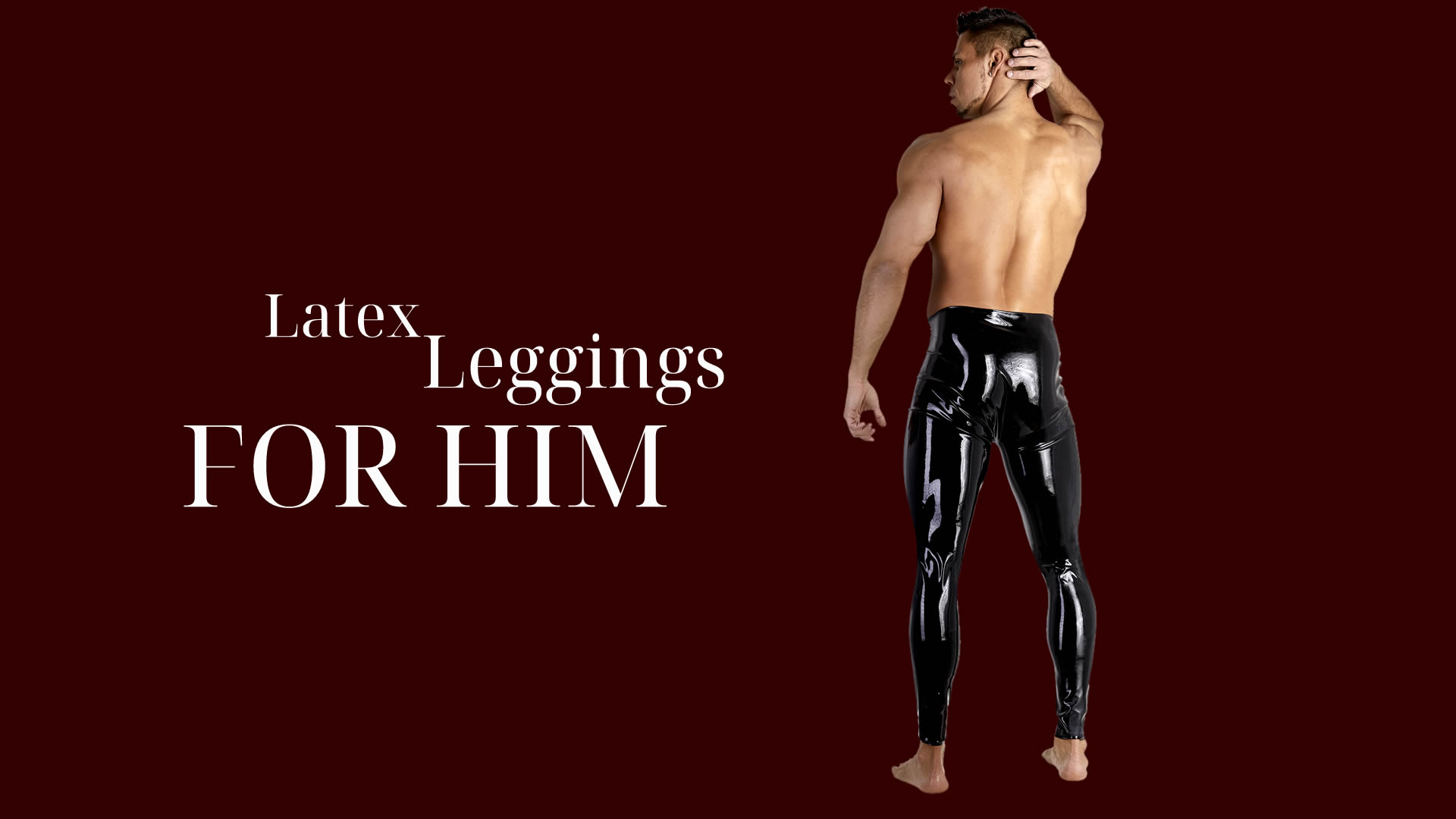Latex Leggings til Mænd