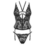 Obsessive Alessya Blonde Bustier og Lingeri sæt