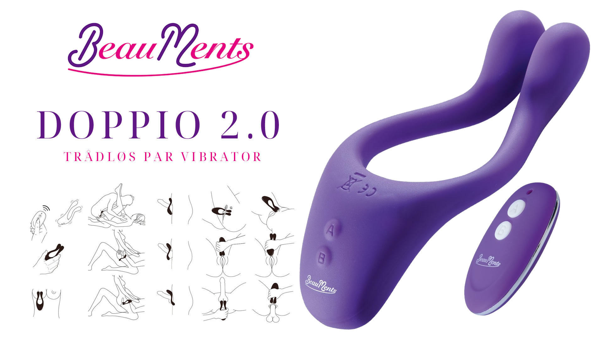 BeauMents Doppio 2.0 Par Vibrator