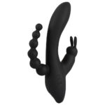Sweet Smile G-punkt rabbit vibrator Triple med Anal Kæde
