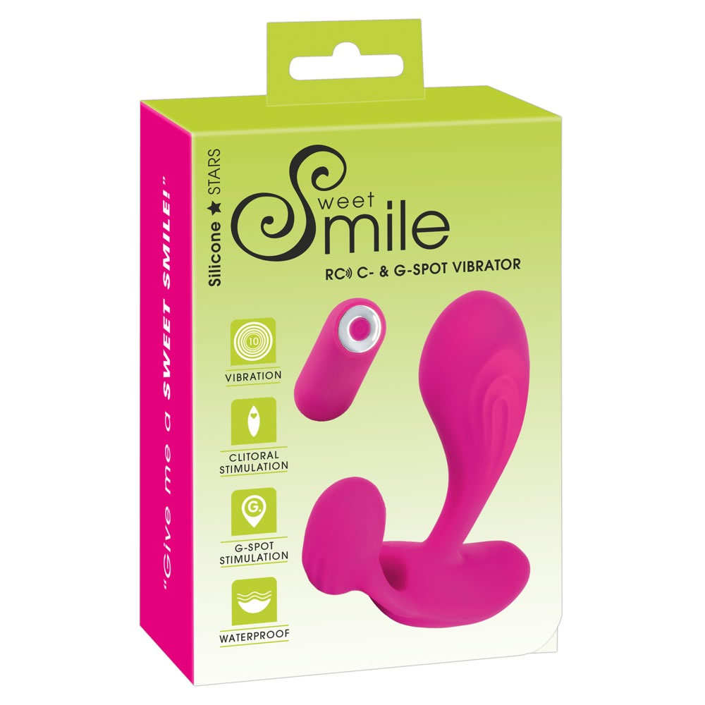 Sweet Smile Trådløs G-punkt Vibrator med Klitoris Stimulator