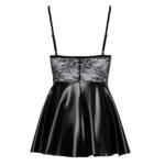 Noir Blonde Kjole med Wetlook Nederdel
