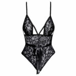 Kissable Blonde Body i Sort med Satin Sløjfe