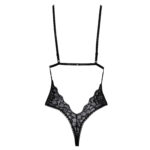 Kissable Blonde Body i Sort med Satin Sløjfe