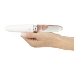 Liaison Straight Silikone og Glas Vibrator med LED Lys