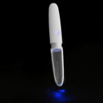 Liaison Straight Silikone og Glas Vibrator med LED Lys