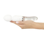 Liaison Wand Silikone og Glas Vibrator med LED Lys