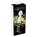 Liaison Wand Silikone og Glas Vibrator med LED Lys