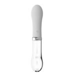 Liaison G-Spot Silikone og Glas G-punkt Vibrator med LED Lys