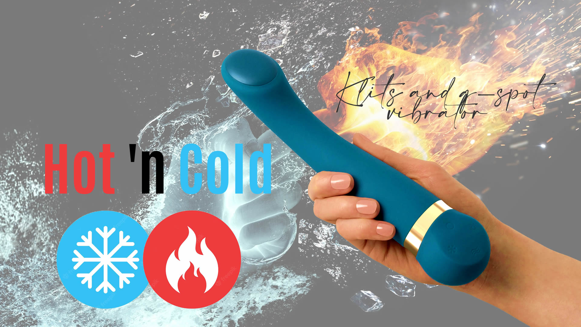 Hot 'N Cold Vibrator med varme og kulde funktion