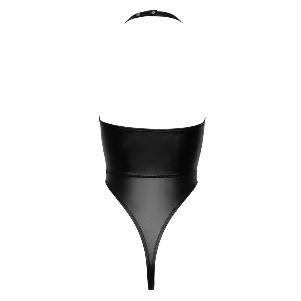 Wetlook Body med Dyb Udskæring
