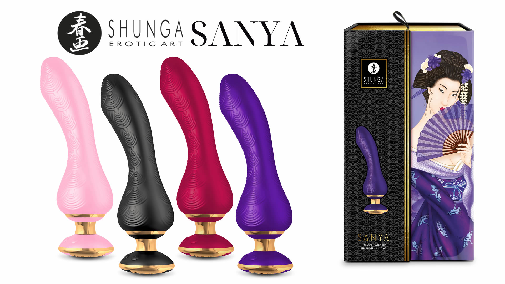 Shunga Sanya Vibrator med Ergonomisk Greb