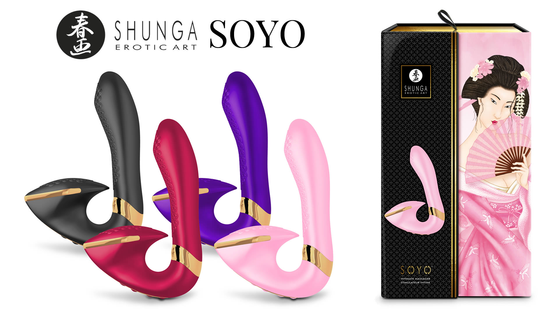 Shunga Soyo Rabbit Vibrator med 2 Motorer