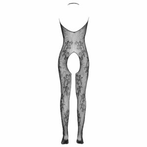Bundløs Net Catsuit med Tynde Skulderstropper