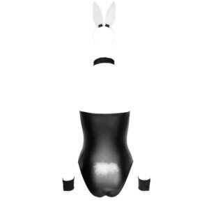 Wetlook Bunny Kostume med Body, Ører og Butterfly