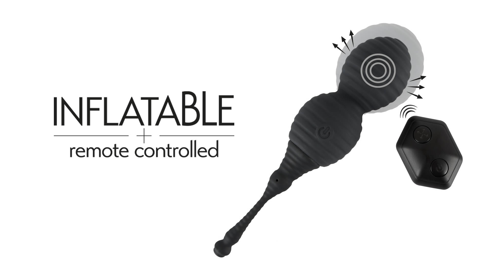 Inflatable Fjernbetjent Vibrator æg og Bækkenbundskugler